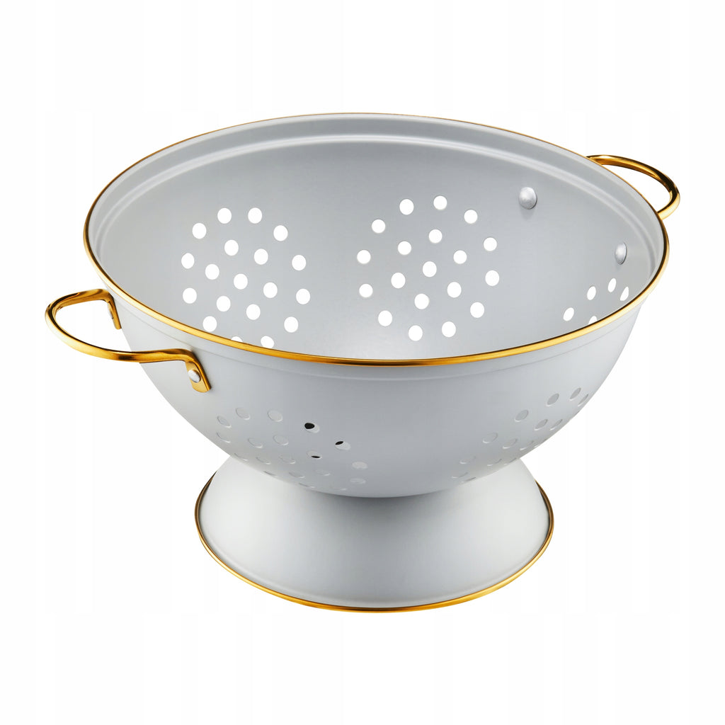 61023 Cedzak durszlak z rączkami Royal 24 cm szary AMBITION