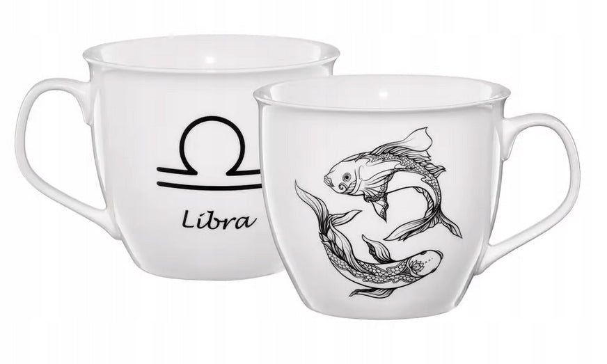 Kubek Ambition Zodiac porcelana 550 ml RYBY