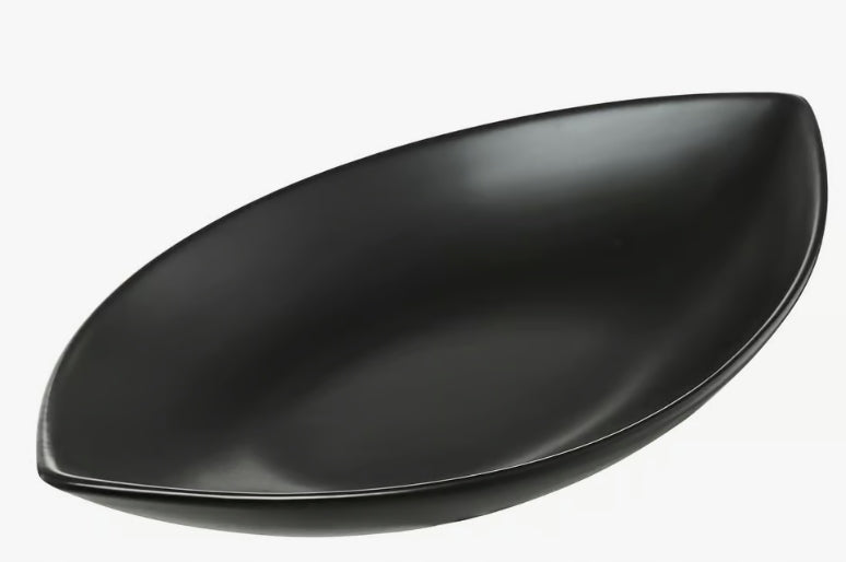 SALATERKA 26CM ŁÓDKA CZARNA AMBITION SALSA