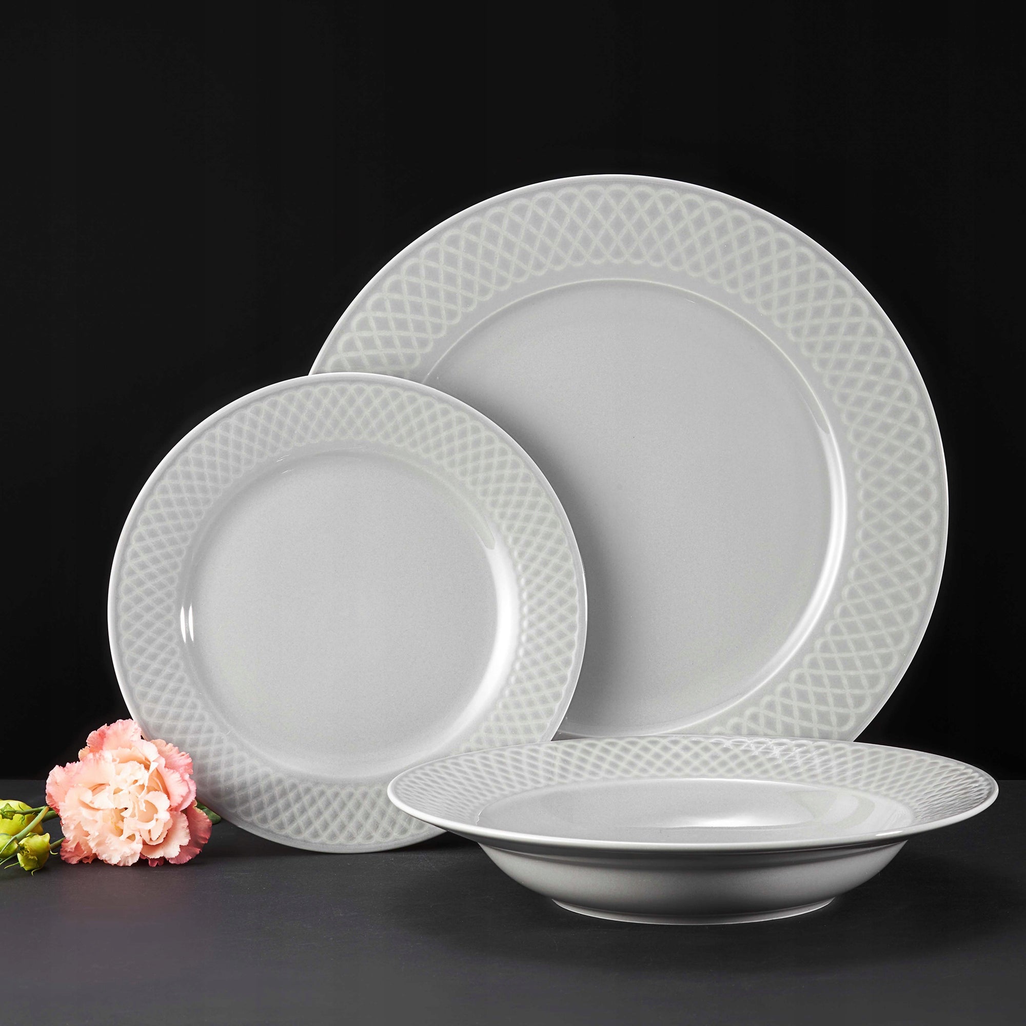 Talerz obiadowy głęboki Ambition Sonia 0 cm