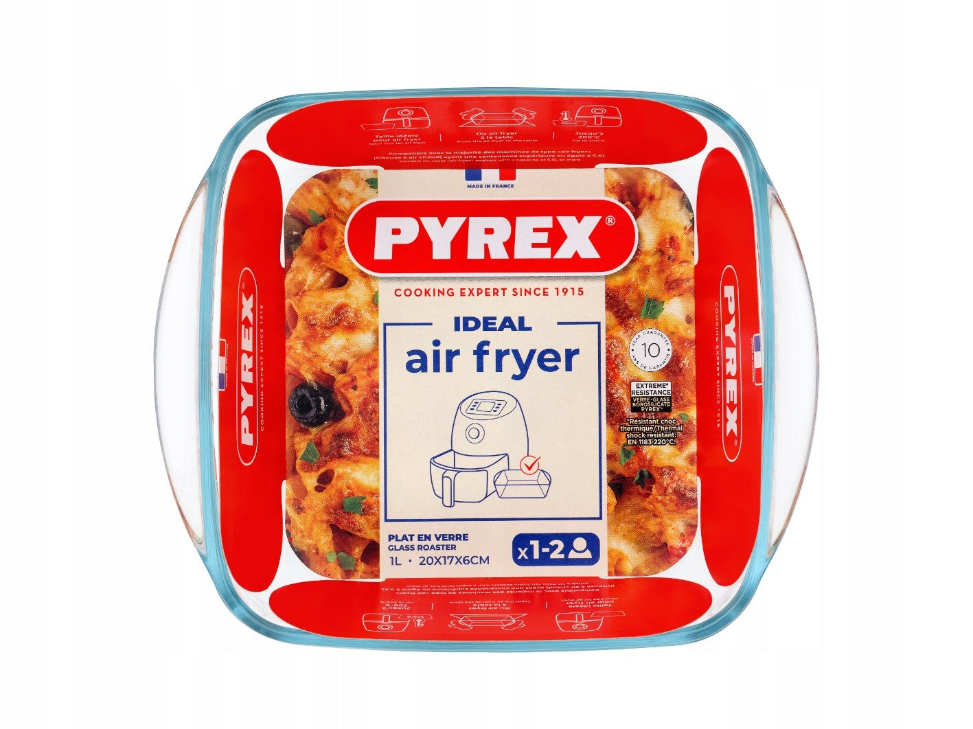Naczynie żaroodporne kwadratowy Pyrex 1 l