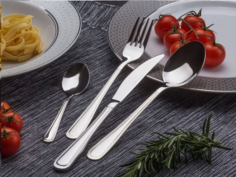 AMBITION 72 SZTUĆCE VERONA OBIADOWE NIERDZEWNE WALIZKA ZESTAW KLASYCZNE 12