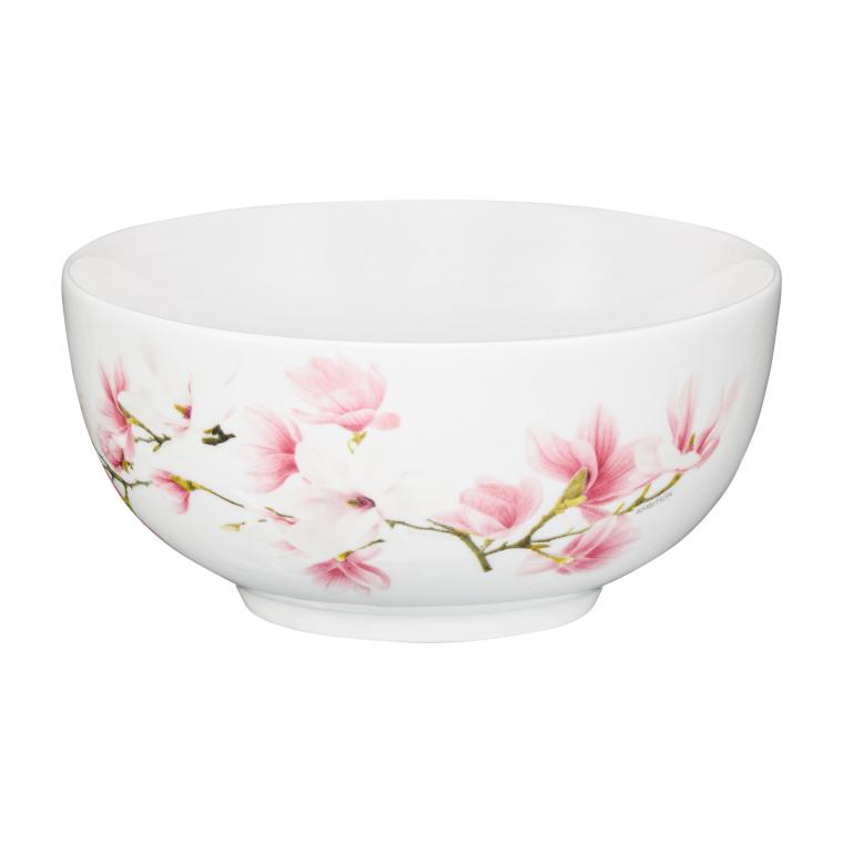 AMBITION MAGNOLIA SALATERKA 14 CM BIAŁA 1 SZT PORCELANA KWIATY