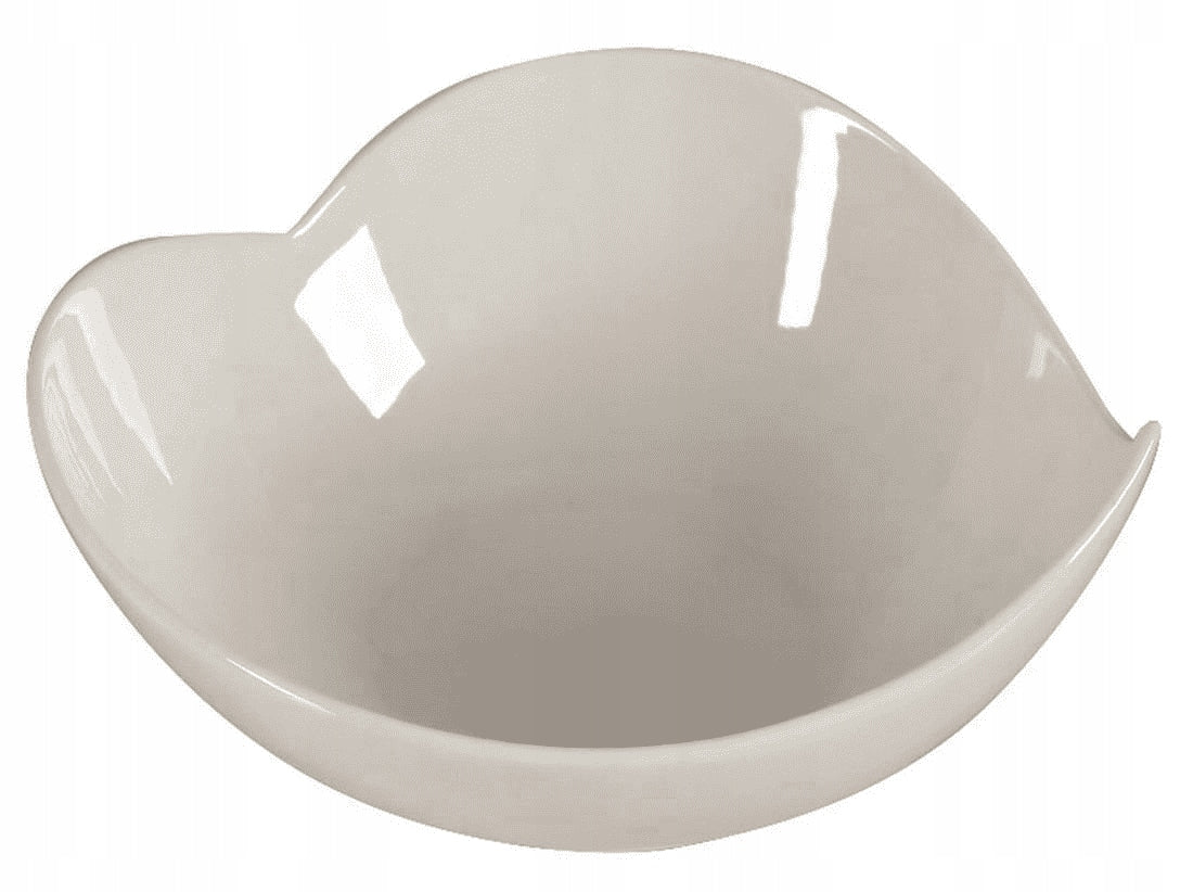 Salaterka Ambition Salsa Liść biała 13 cm