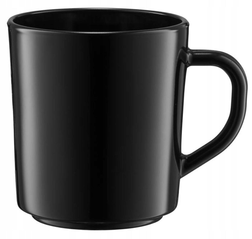 Kubek Ambition BLACK szkło 270 ml