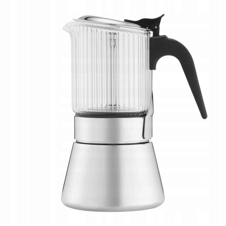 Ambition Evie Kafetiera Premium 240 ml Stal Szkło Na indukcję dj.