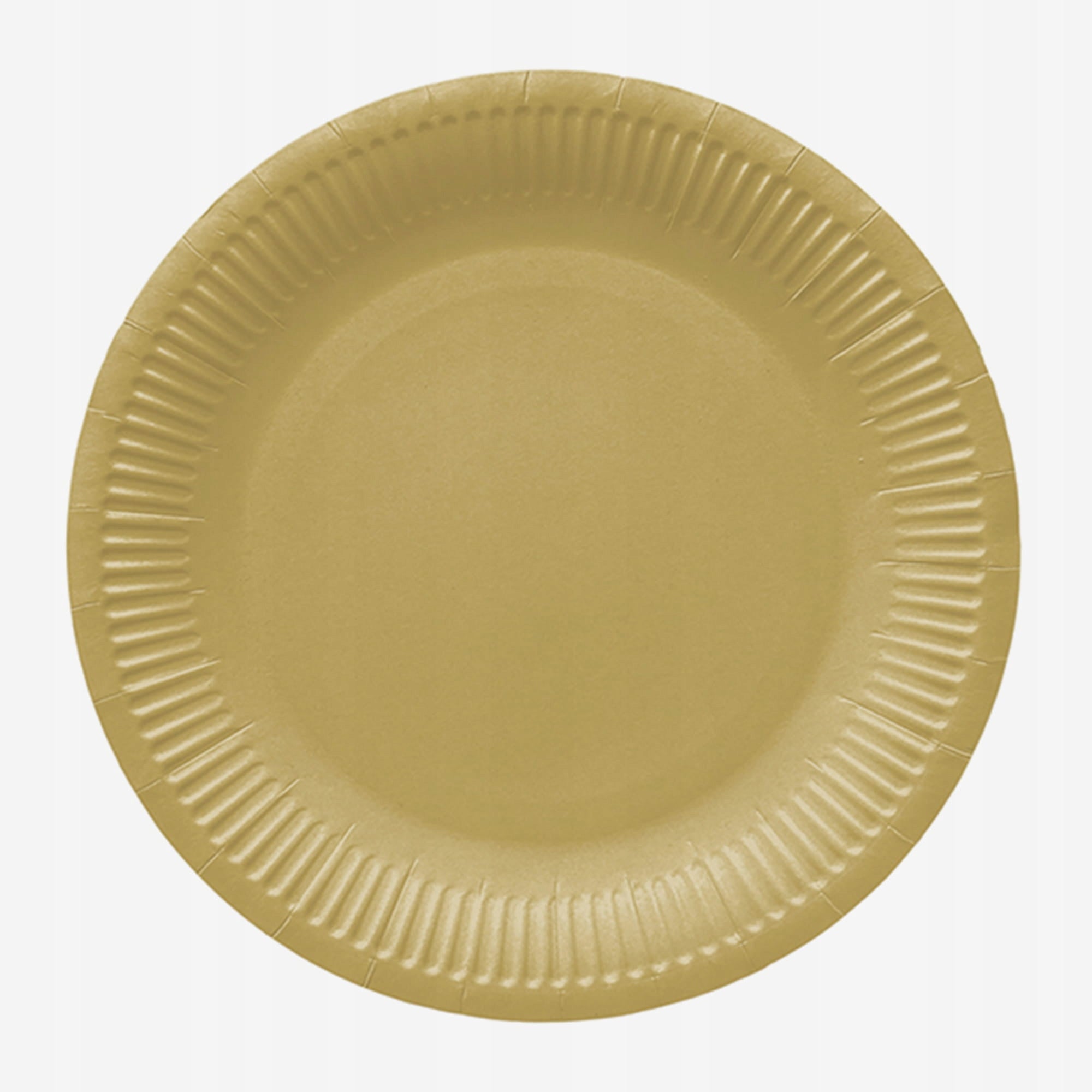 Talerzyki papierowe Gold, 23cm, 8szt., PAW