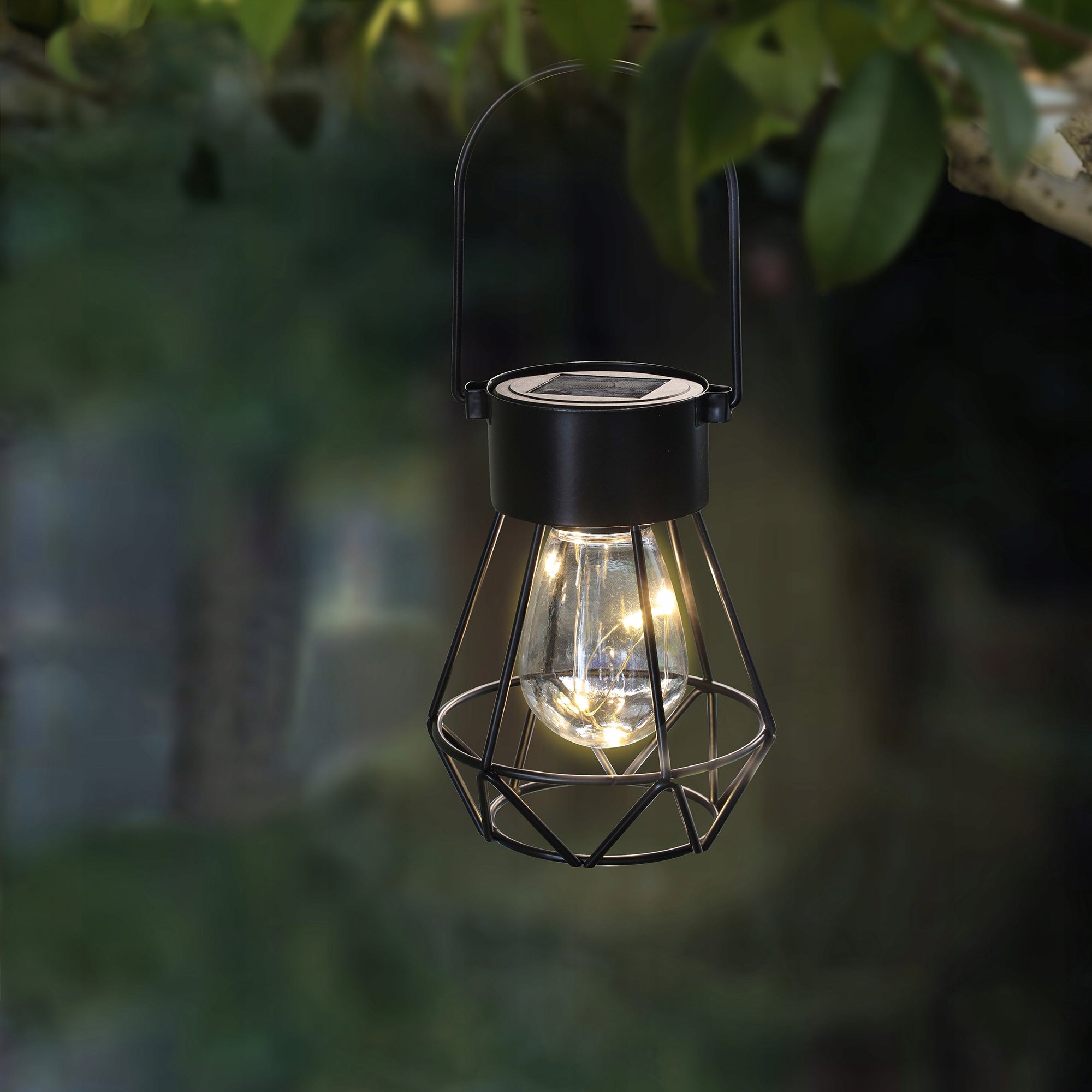 91326 Lampa solarna 9,5 x 12 cm wiszący koszyk PATIO