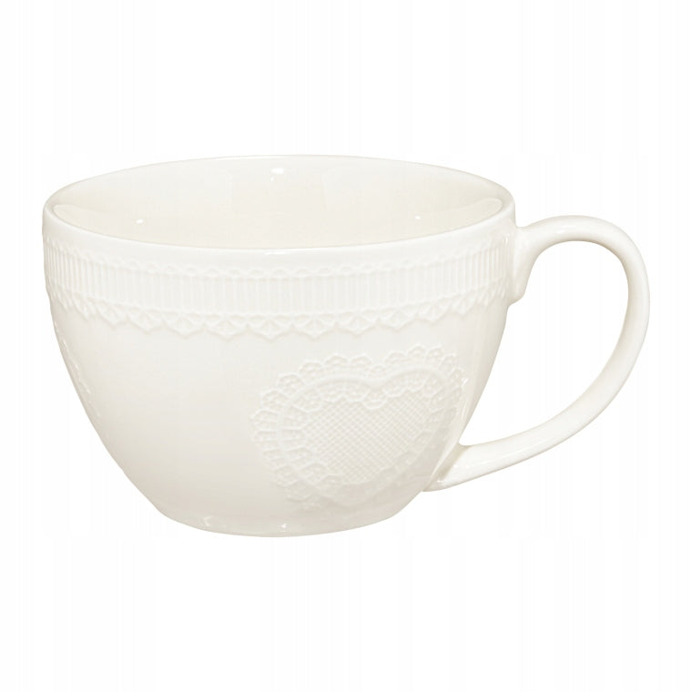 Kubek Ambition Galactic White porcelana 450 ml