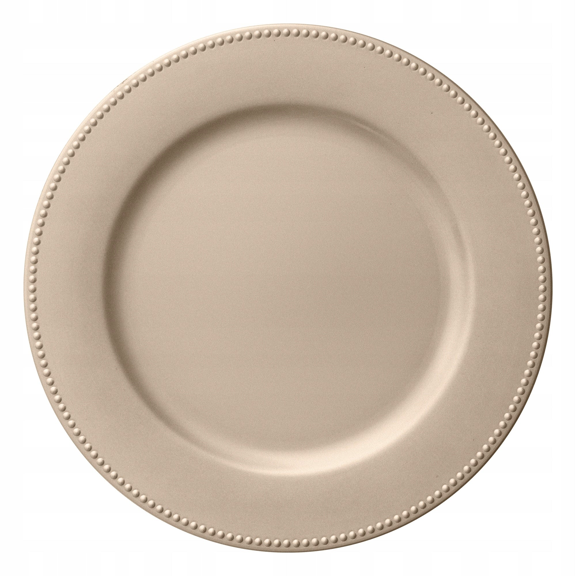 Podtalerz patera dekoracyjna 33 cm szampański Perline AMBITION dj.