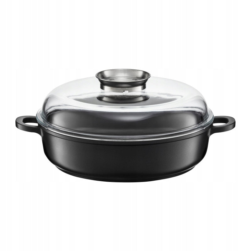 Patelnia tradycyjna Ambition Carbon 28 cm non-stick (nieprzywierająca)