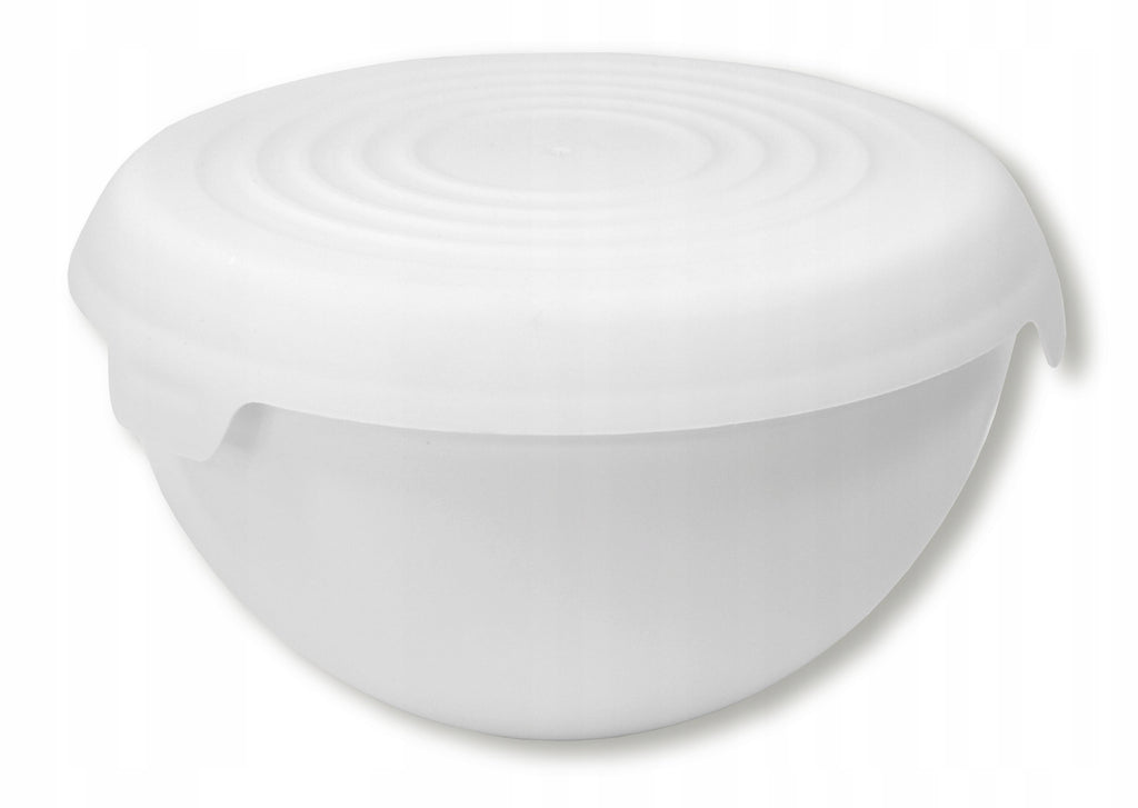 Miska plastikowa z pokrywką Practic MBP301 biała 3 l dj.