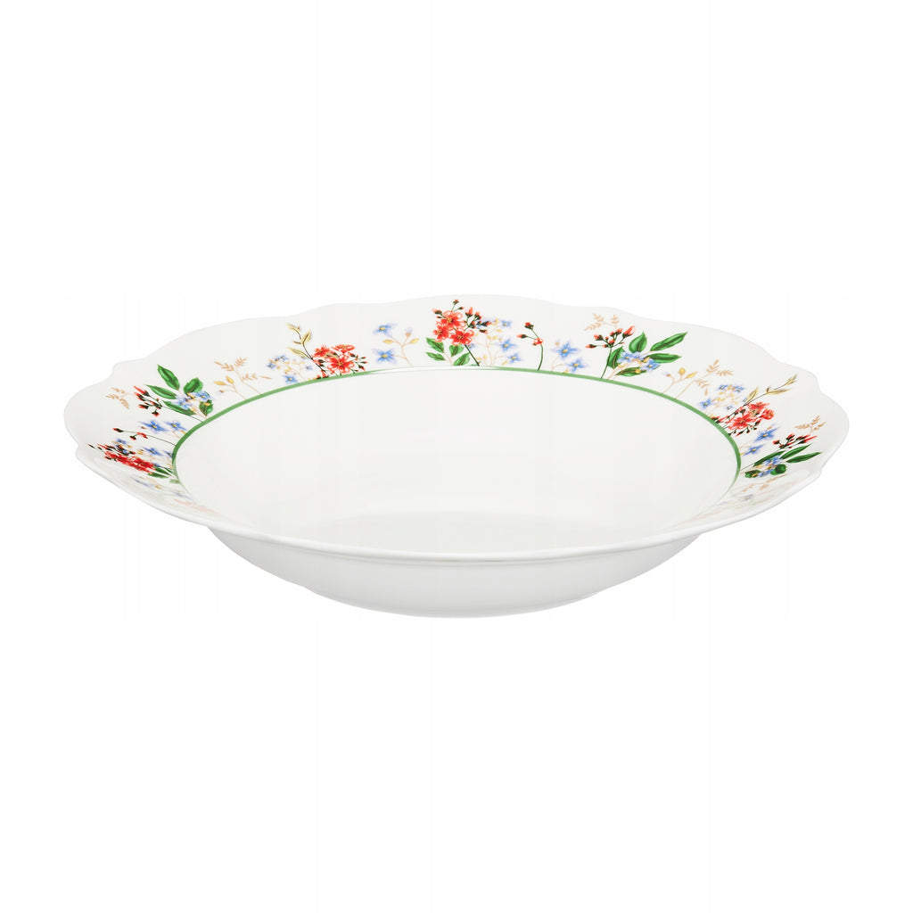 Talerz obiadowy głęboki Ambition Rosalia 23 cm
