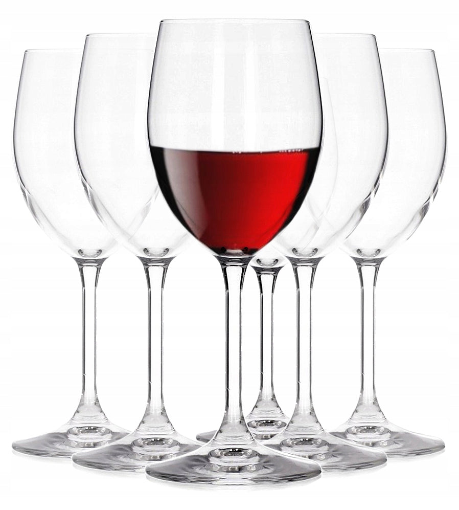 Kieliszki do wina czerwonego Ambition Venus bezbarwny 350ml 6 szt.