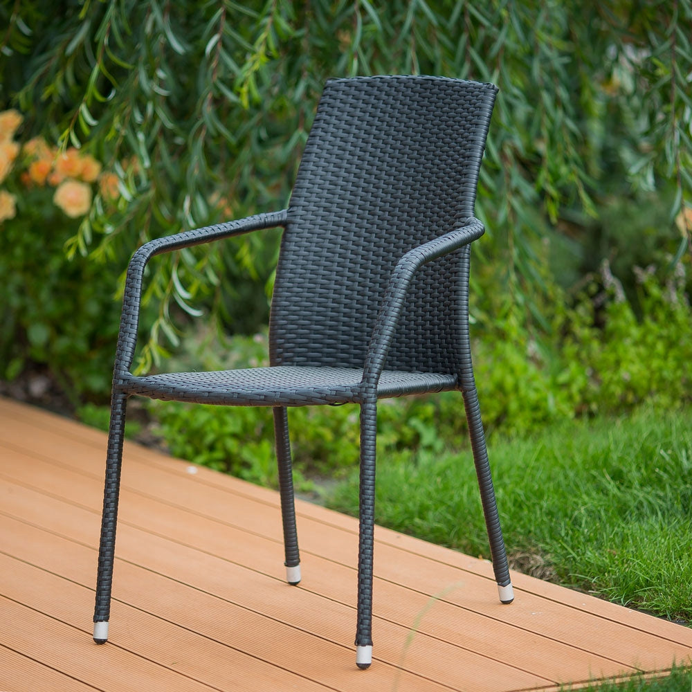 47222 PATIO KRZESŁO FOTEL OGRODOWY RATTAN 110 KG