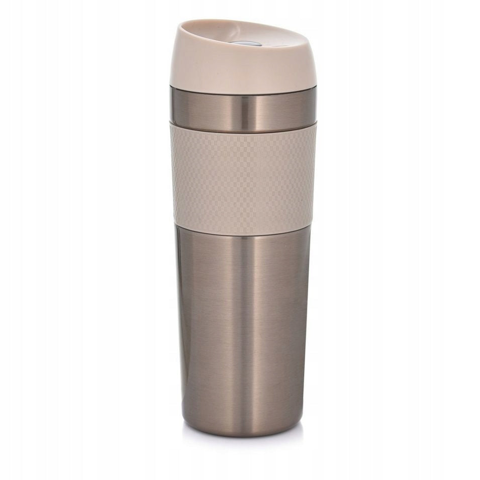 Kubek termiczny METALIC 450ml beżowy AMBITION