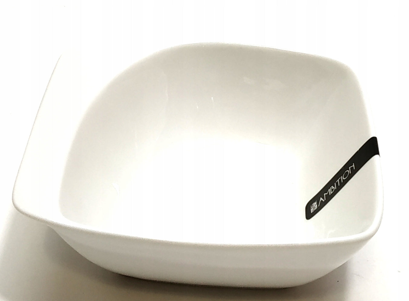 Salaterka kwadratowa Ambition Salsa biała 14,5 cm