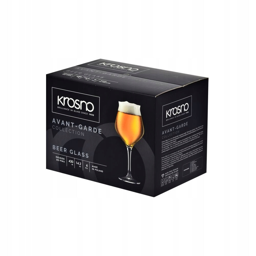 Kieliszki koktajlowe Krosno AVANT-GARDE bezbarwny 420ml 6 szt.
