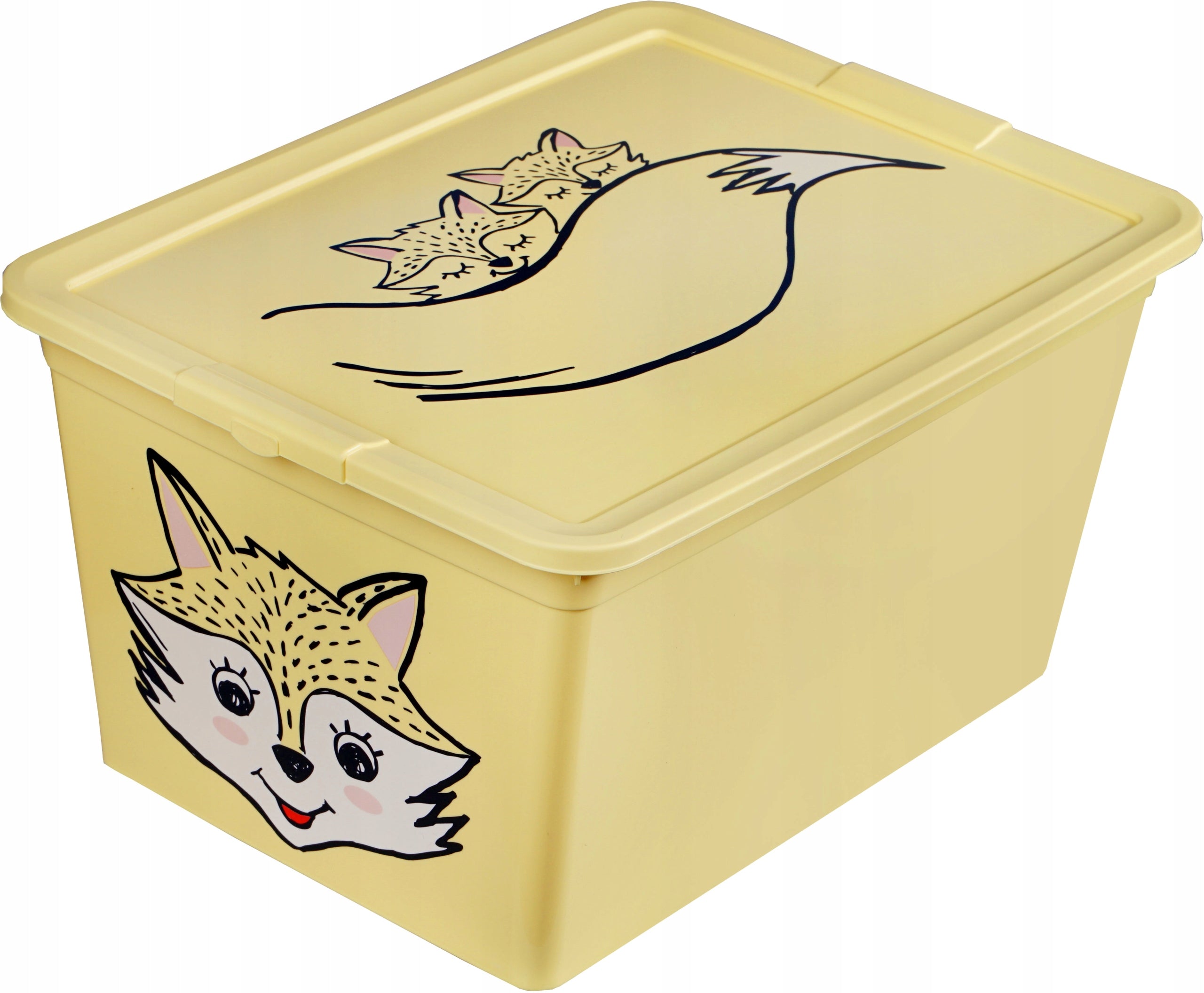 BRANQ - Pojemnik na zabawki - Animal Lisek - 30 L