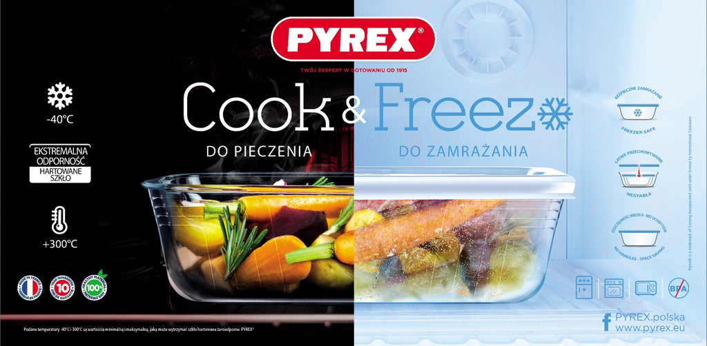 Naczynie żaroodporne prostokątny Pyrex 2,6 l