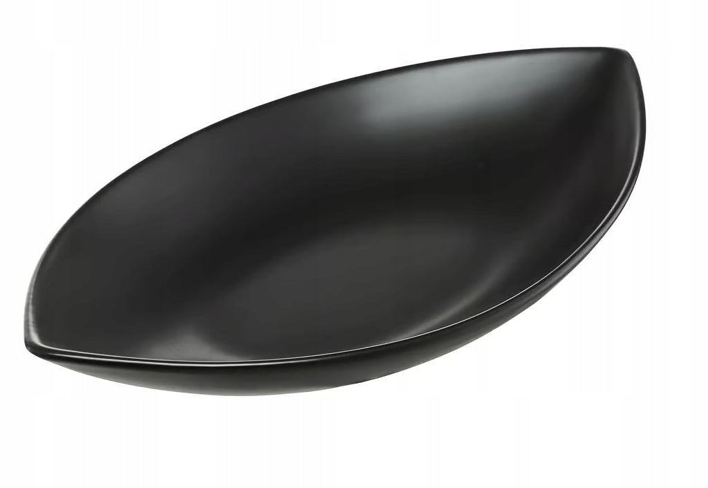 SALATERKA 30,5CM ŁÓDKA CZARNA AMBITION SALSA