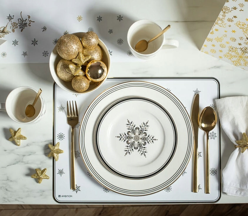 Talerz deserowy Ambition Art deco Stars 19 cm