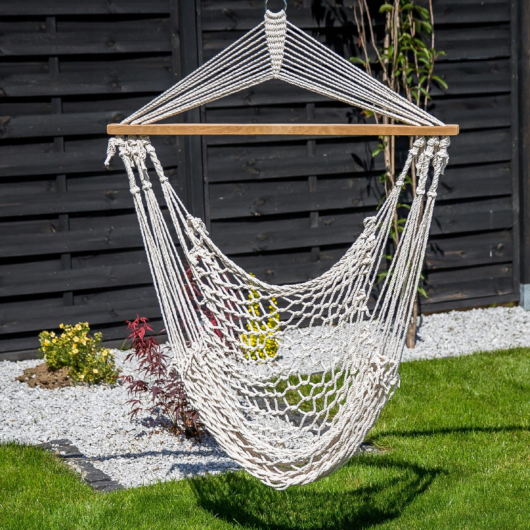 47599 Krzesło brazylijskie ażurowe 90 x 70 cm ecru PATIO