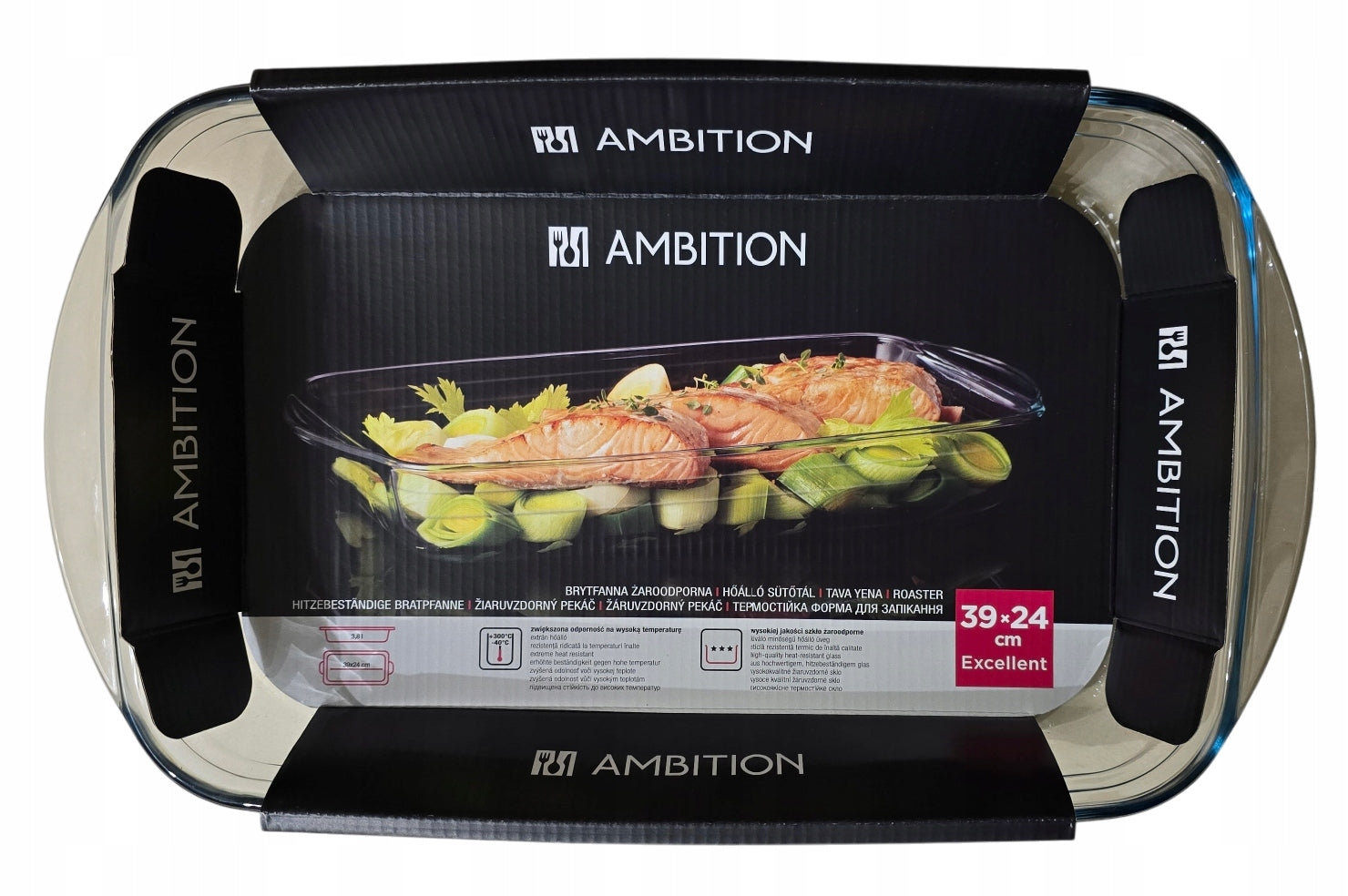 Naczynie żaroodporne prostokątny Ambition 3,8 l