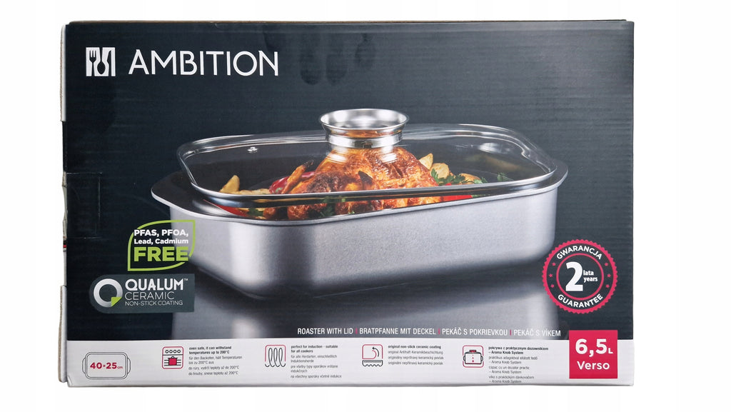 Brytfanna non-stick (nieprzywierająca) Ambition Verso 6,5 l