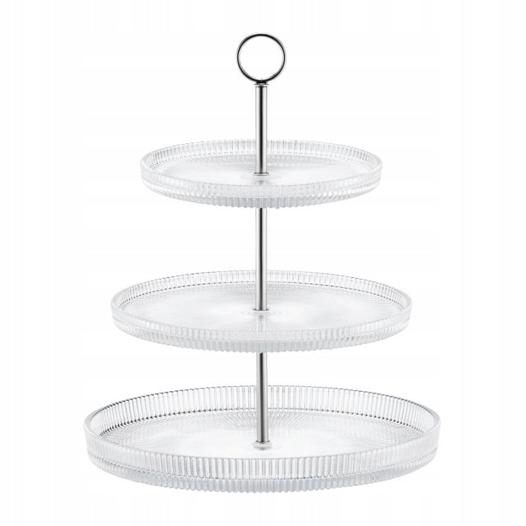 Patera trzypoziomowa 29 cm Ambition Curly 67612