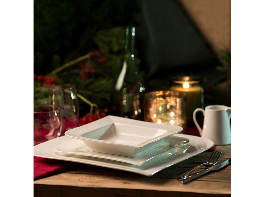 Talerz obiadowy płytki Ambition Fala 24 cm