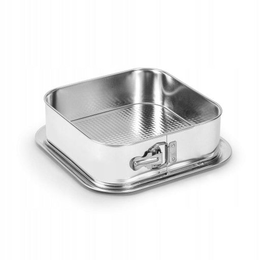 45398 Tortownica kwadratowa Szarlotta 24 cm DOMOTTI