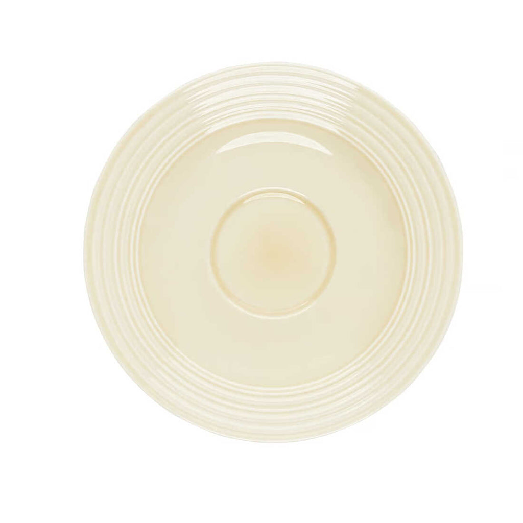 AMBITION LINEA SPODEK POD FILIŻANKĘ 15,5 CM PIASKOWY 1 SZT PORCELANA