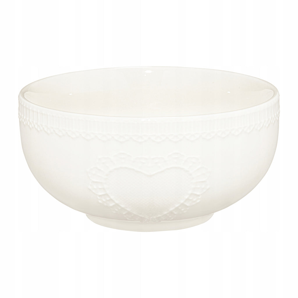 43642 Salaterka miseczka Ambition Galactic White Serce 13 cm