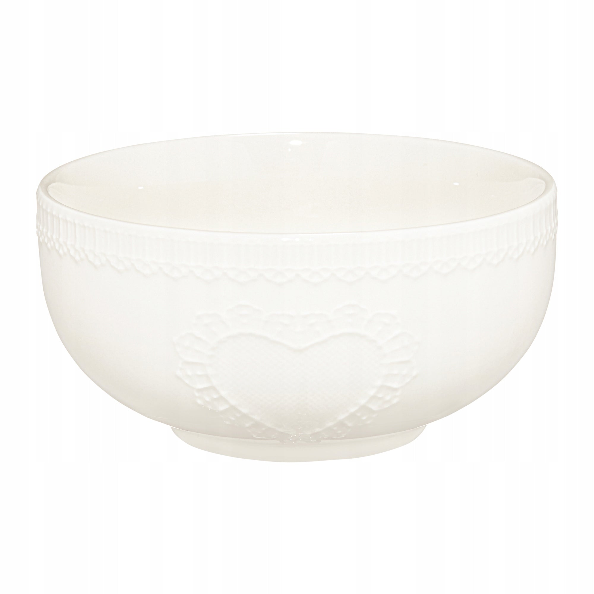 43642 Salaterka miseczka Ambition Galactic White Serce 13 cm