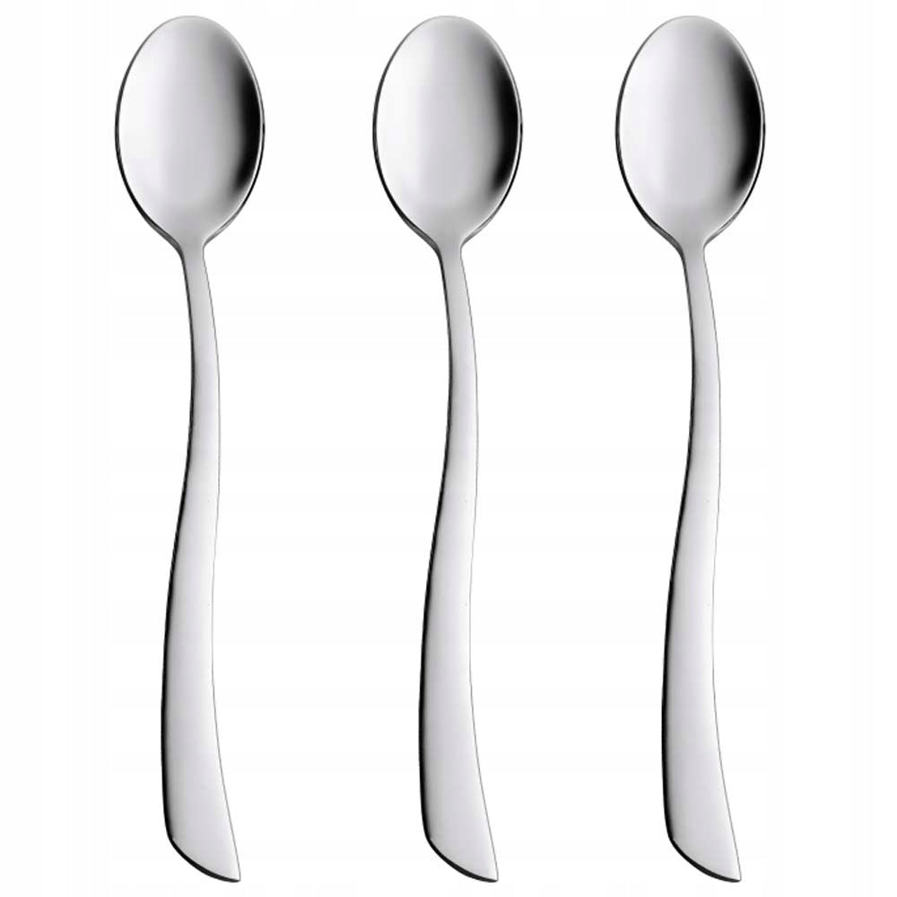 Łyżeczka deserowa połysk Ambition Wave 3 szt.