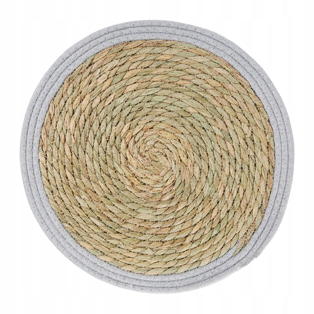 Podkładka na stół Boho Natural 40 cm szara AMBITION