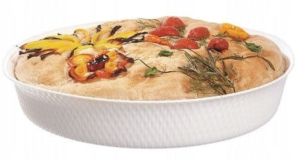 LUMINARC SMART CUISINE brytfanna owalna biała WAVY 29x28xX5 cm 091