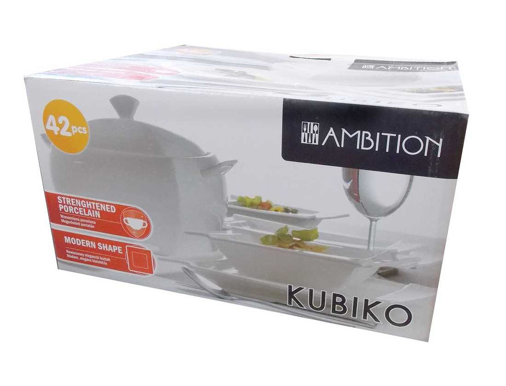 61153 Serwis obiadowy Kubiko 42 części AMBITION