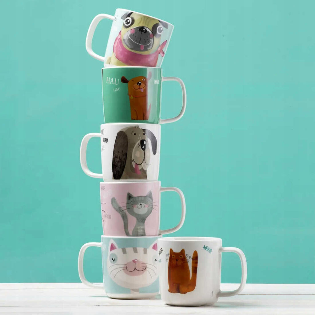 Kubek Ambition Pets porcelana 370 ml KOT BURY