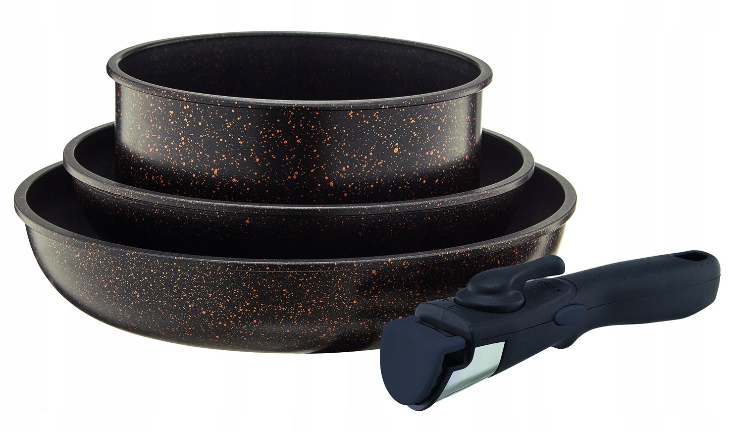 Komplet patelni z garnkiem Gold AMBITION