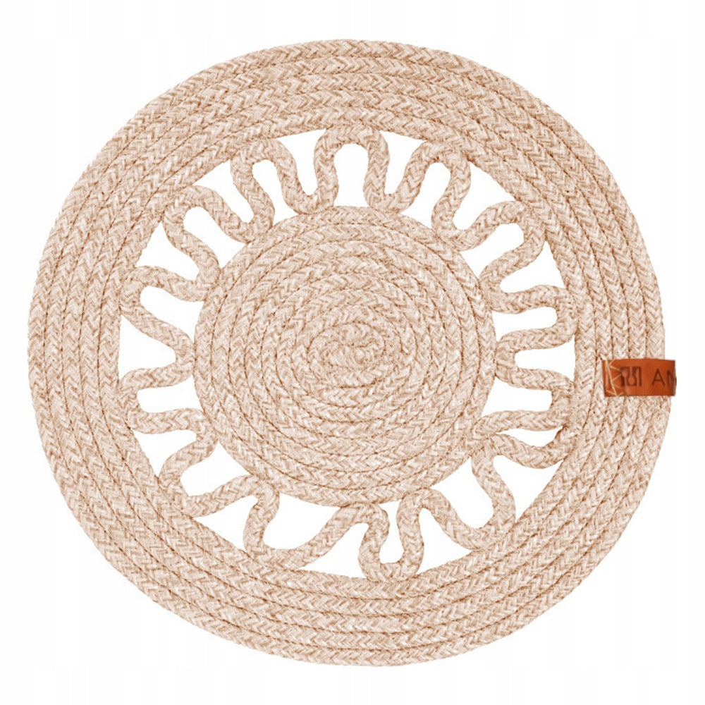 Podkładka na stół Boho 35 cm kremowa AMBITION