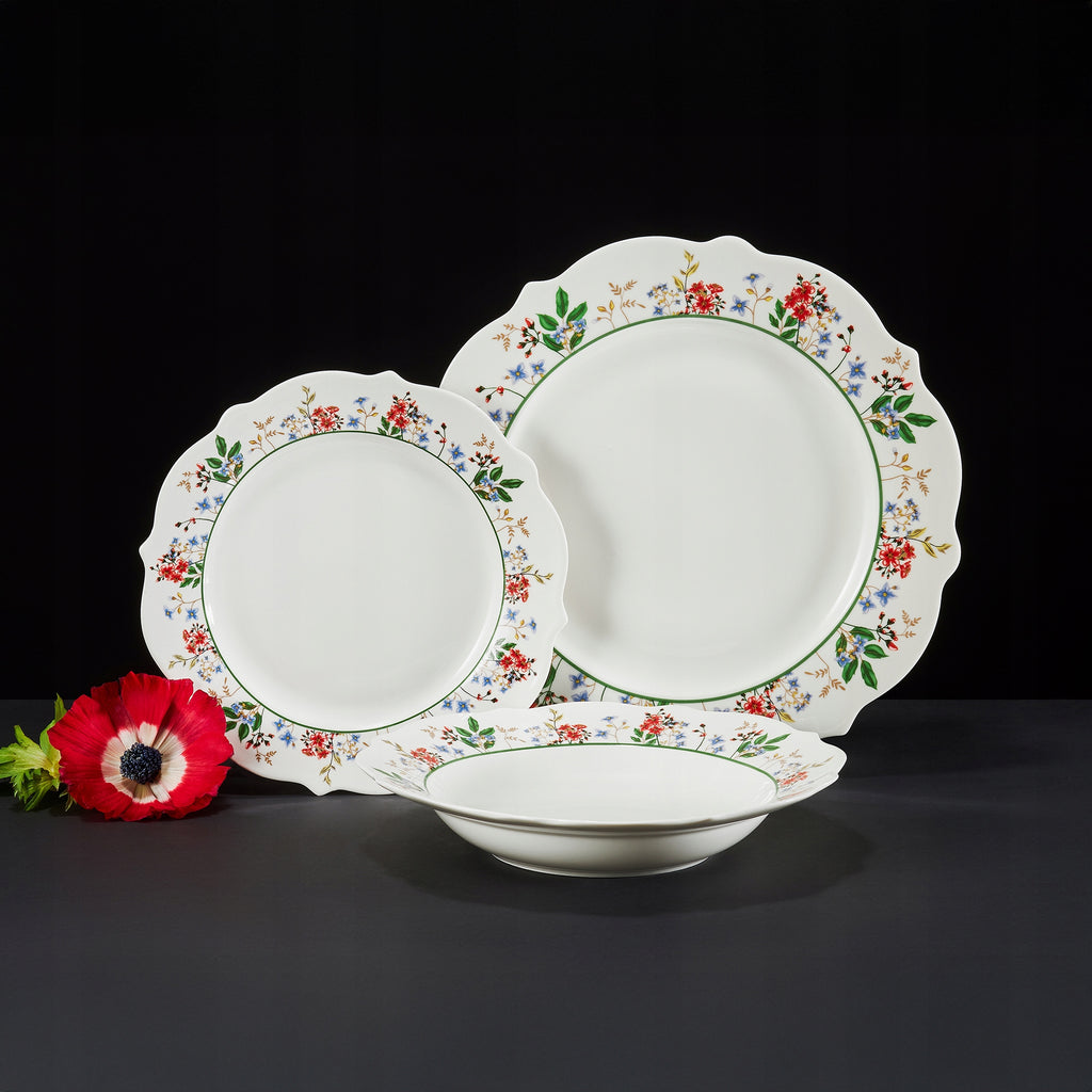 69994 Serwis obiadowy dla 6 osób Rosalia 18-elementowy AMBITION