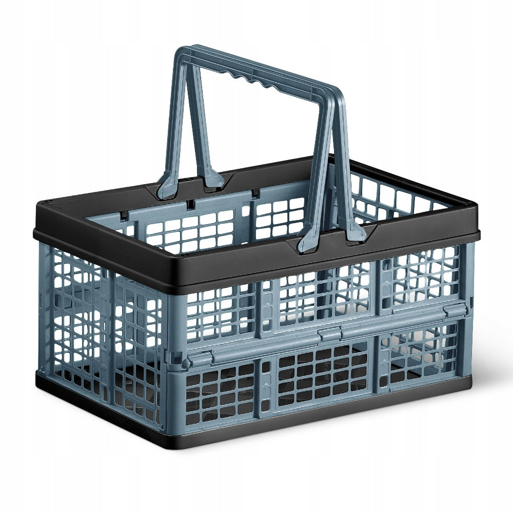 90235 Skrzynka gospodarcza składana z rączkami 16 l DOMOTTI MIX KOLORÓW