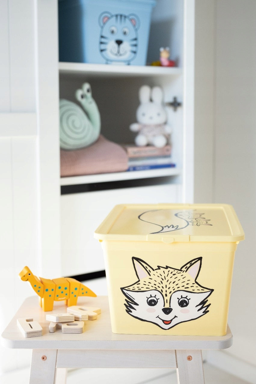 BRANQ - Pojemnik na zabawki - Animal Lisek - 30 L