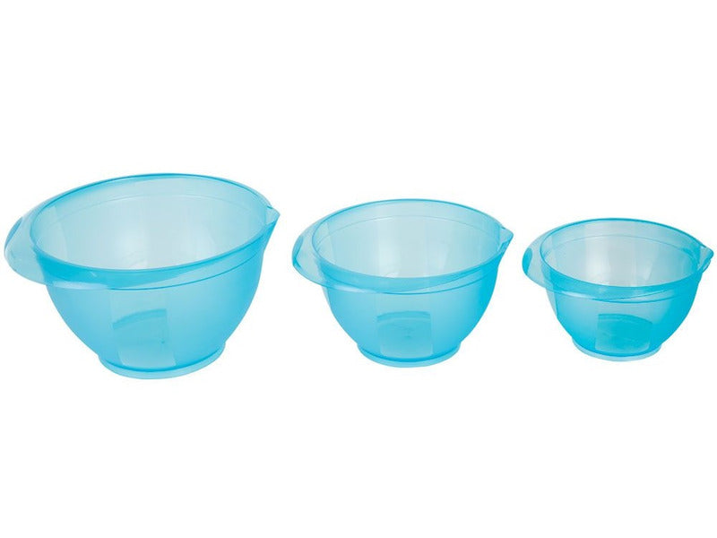 698574 KOMPLET MISEK PLASTIKOWYCH DO KUCHNI 3 SZT