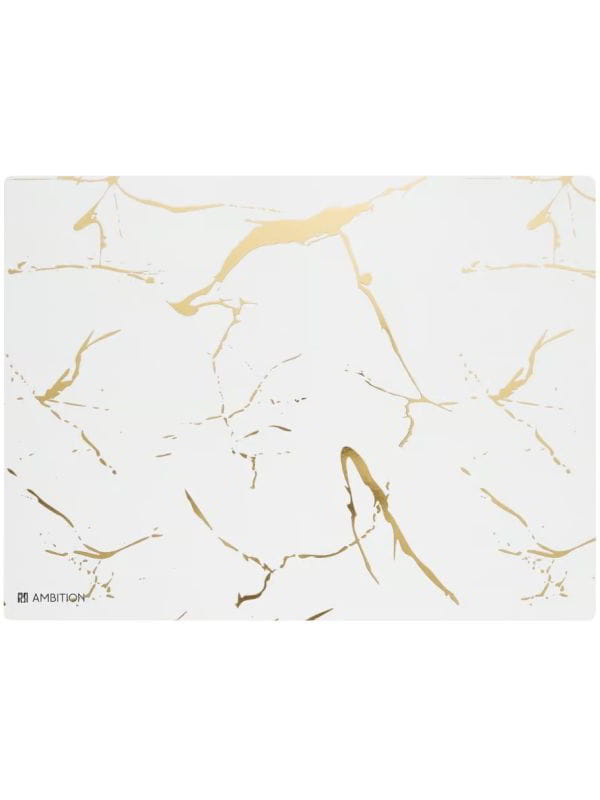 Podkładka na stół (40x30 cm) mata biało-złota Marble Ambition