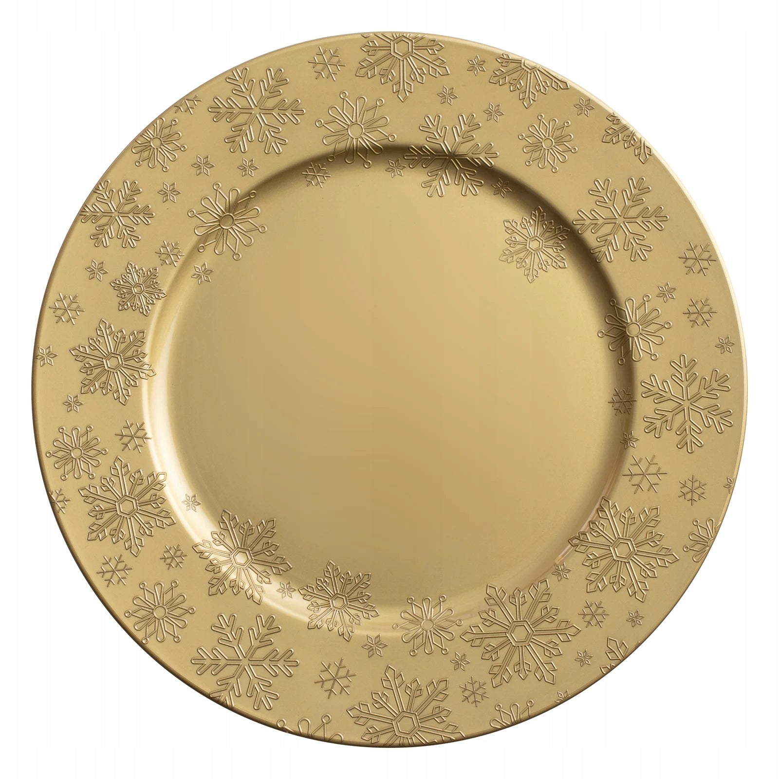 Podtalerz patera dekoracyjna złota 33 cm święta AMBITION dj.