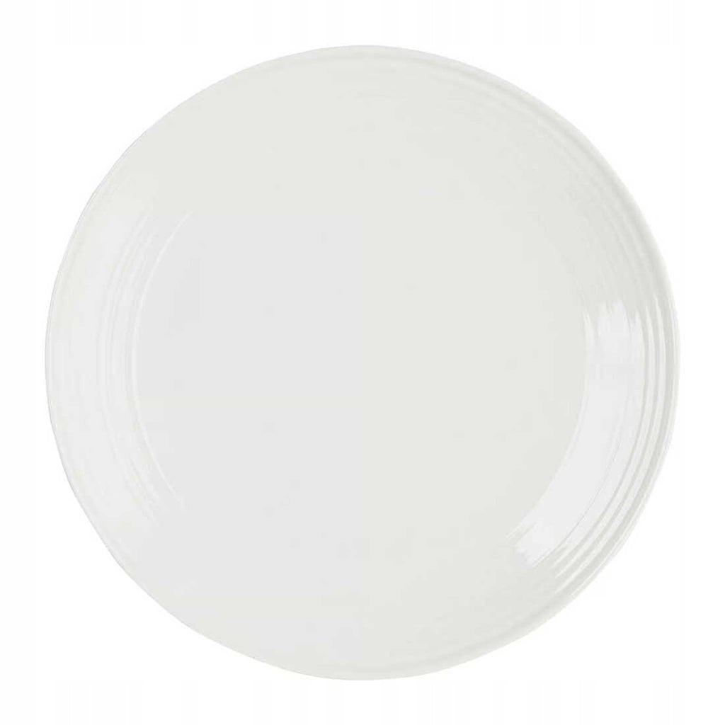 Talerz obiadowy płytki biały Linea Ambition 27 cm