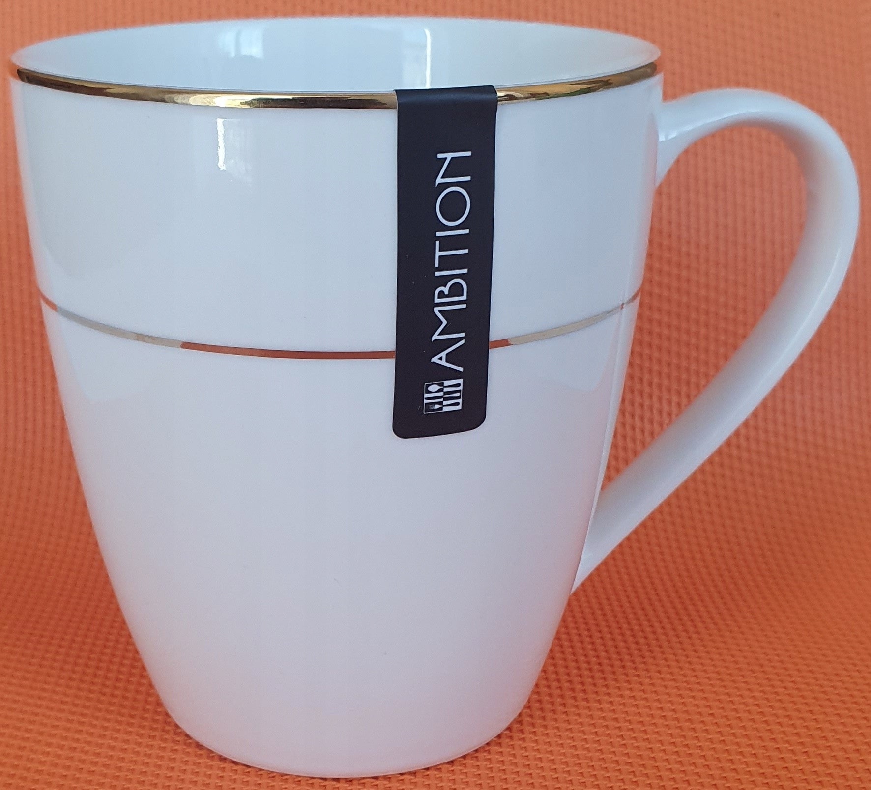 Kubek Ambition AURA GOLD porcelana 360 ml